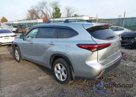 2023 Toyota Highlander Le z USA, uszkodzony, nr VIN 5TDKDRAH3PS019476